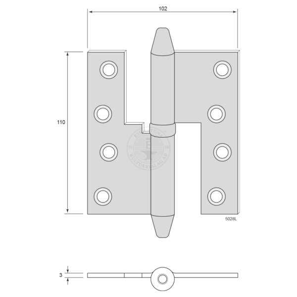 Hinge 5028L - Image 2