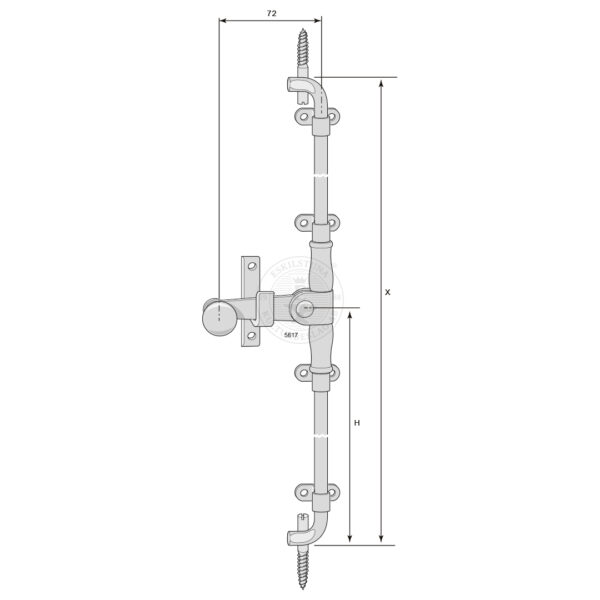 Espagnolette 5617 - Image 2
