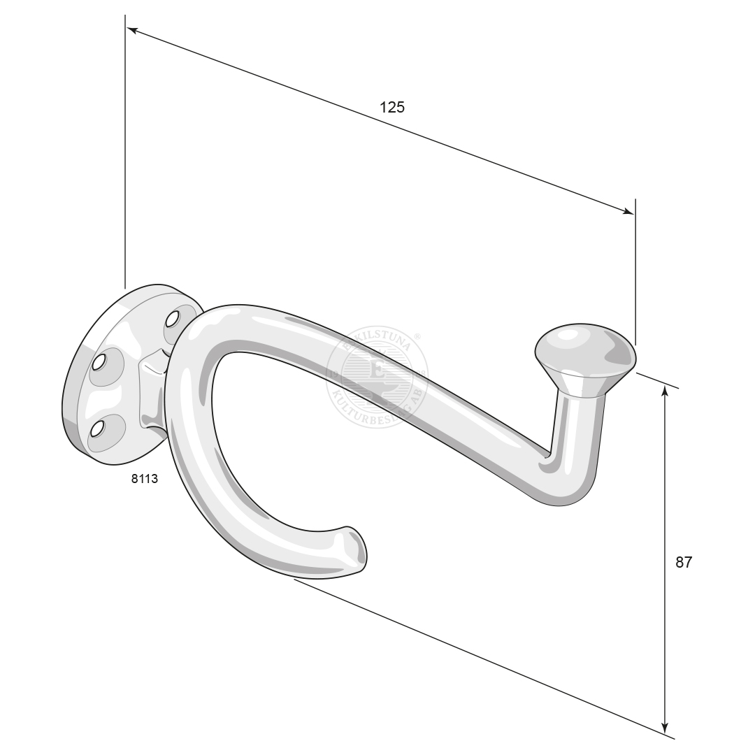 Hatt- och klädkrok 8113 - Bild 3
