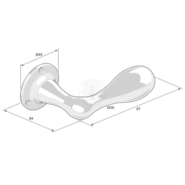 Door handle 5536 - Image 3