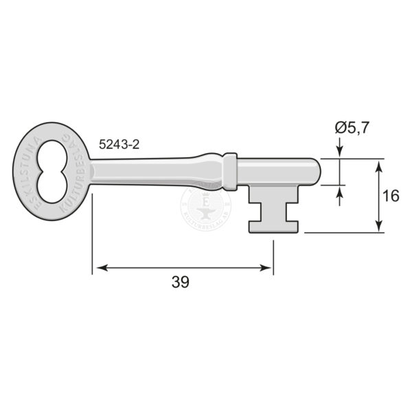 Key blank 5243-2 - Image 2