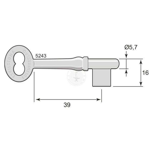 Nyckelämne 5243 - Bild 2